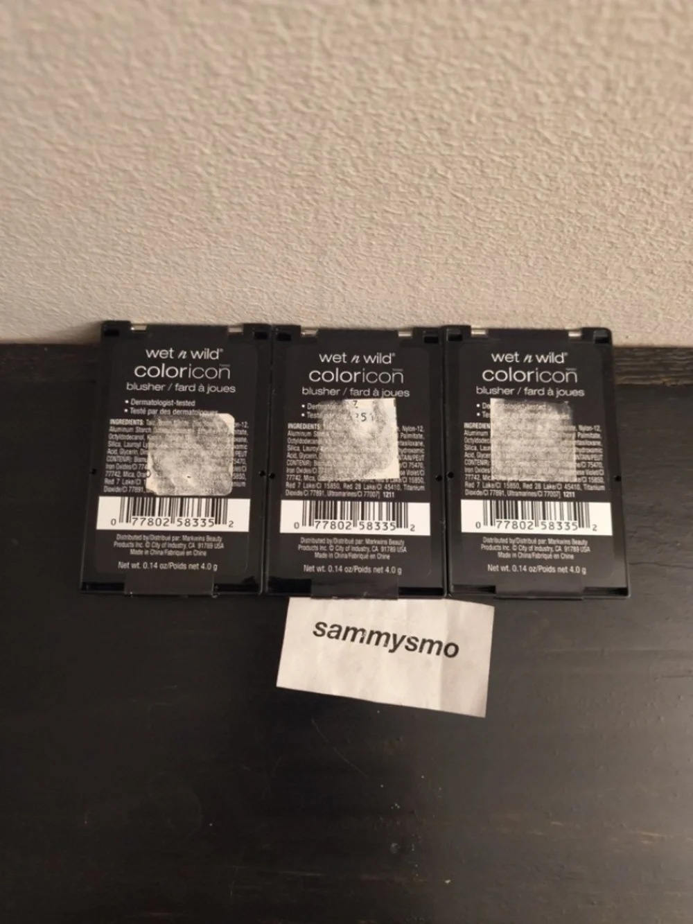 Wet N Wild Coloricon Blush Mellow Wine 833E Sealed x3 discontinued